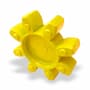 Hřídelová spojka TRASCO ES 24/28 (AES24/28G) - pružný element (92 Shore A, žlutý, polyuretan)