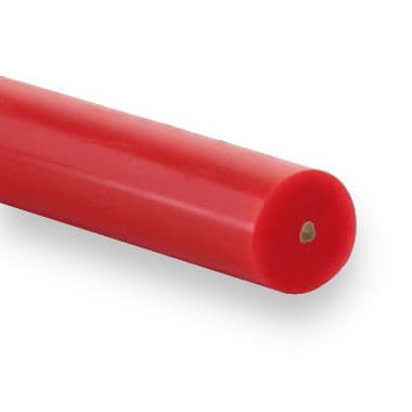 PU95A 9,5 - hladký zesílený (95 ShA, aramidové vlákno, červený) - 152m balení