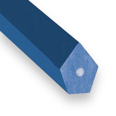 PU85A 22 × 25 (22/C) - špičatý zesílený (88 ShA, tvar 2, skelné vlákno, modrý) - 30m balení