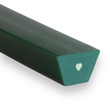 PU85A 10 × 6 (10/Z) - hladký zesílený (88 ShA, aramidové vlákno, zelený) - 50m balení