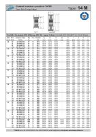 Rozměry a parametry ozubených řemenic HTD 14M pro pouzdra Taper Lock - náhled