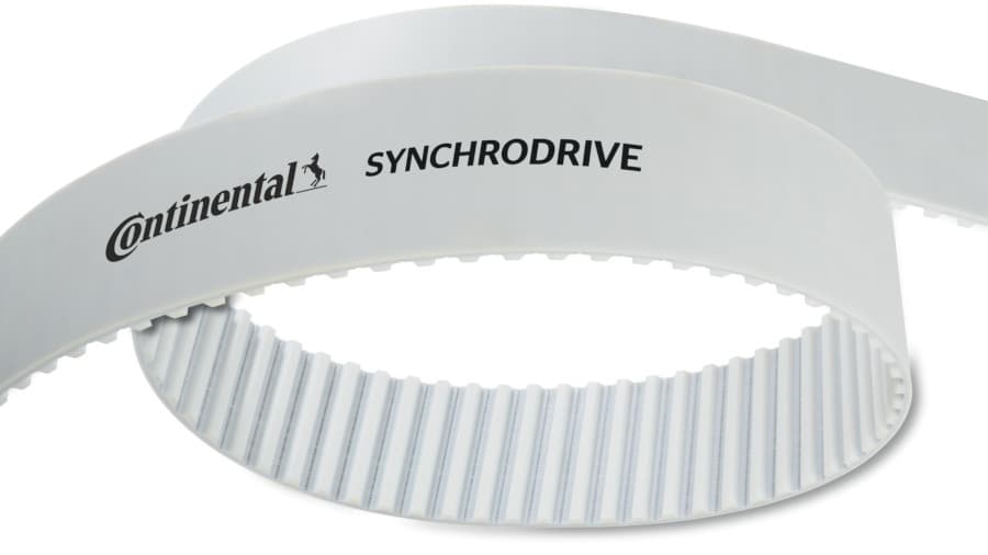 Klasický bílý lineární řemen CONTI SYNCHRODRIVE