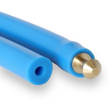 PU85A 9,5 × 3,8 - dutý hladký (80 ShA, modrý) - 100m balení