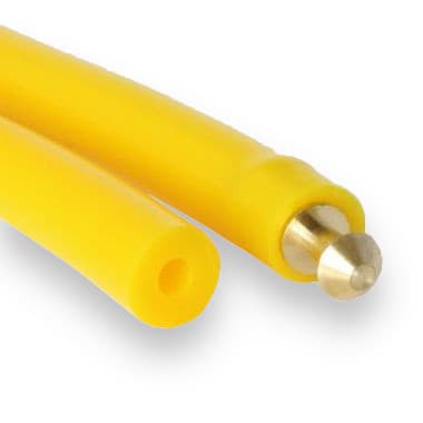 PU85A 6,3 × 2,5 - dutý hladký (88 ShA, žlutý) - 100m balení