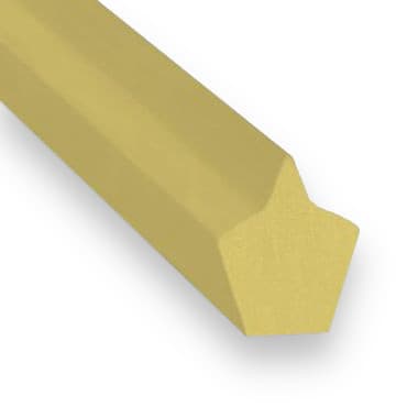 PU95A 22 × 25 (22/C) - špičatý (95 ShA, tvar 1, béžový) - 30m balení – ilustrativní obrázek