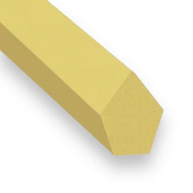 PU95A 22 × 25 (22/C) - špičatý (95 ShA, tvar 2, béžový) - 30m balení – ilustrativní obrázek