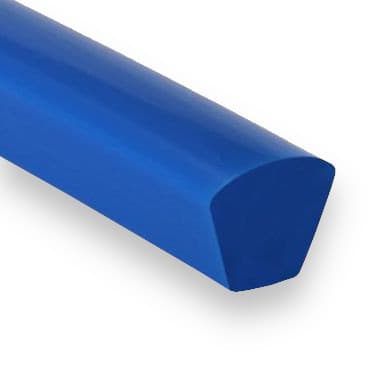 PU80A 8 × 6,5 (8/M) - hladký klenutý (84 ShA, ultramarinově modrý) - 50m balení