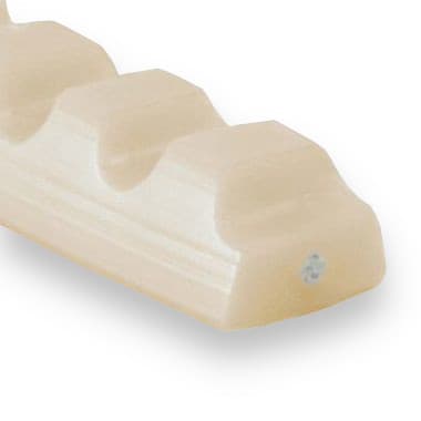 PU95A 17 × 11 (17/B) - ozubený zesílený (95 ShA, polyesterové vlákno, béžový) - 50m balení – ilustrativní obrázek